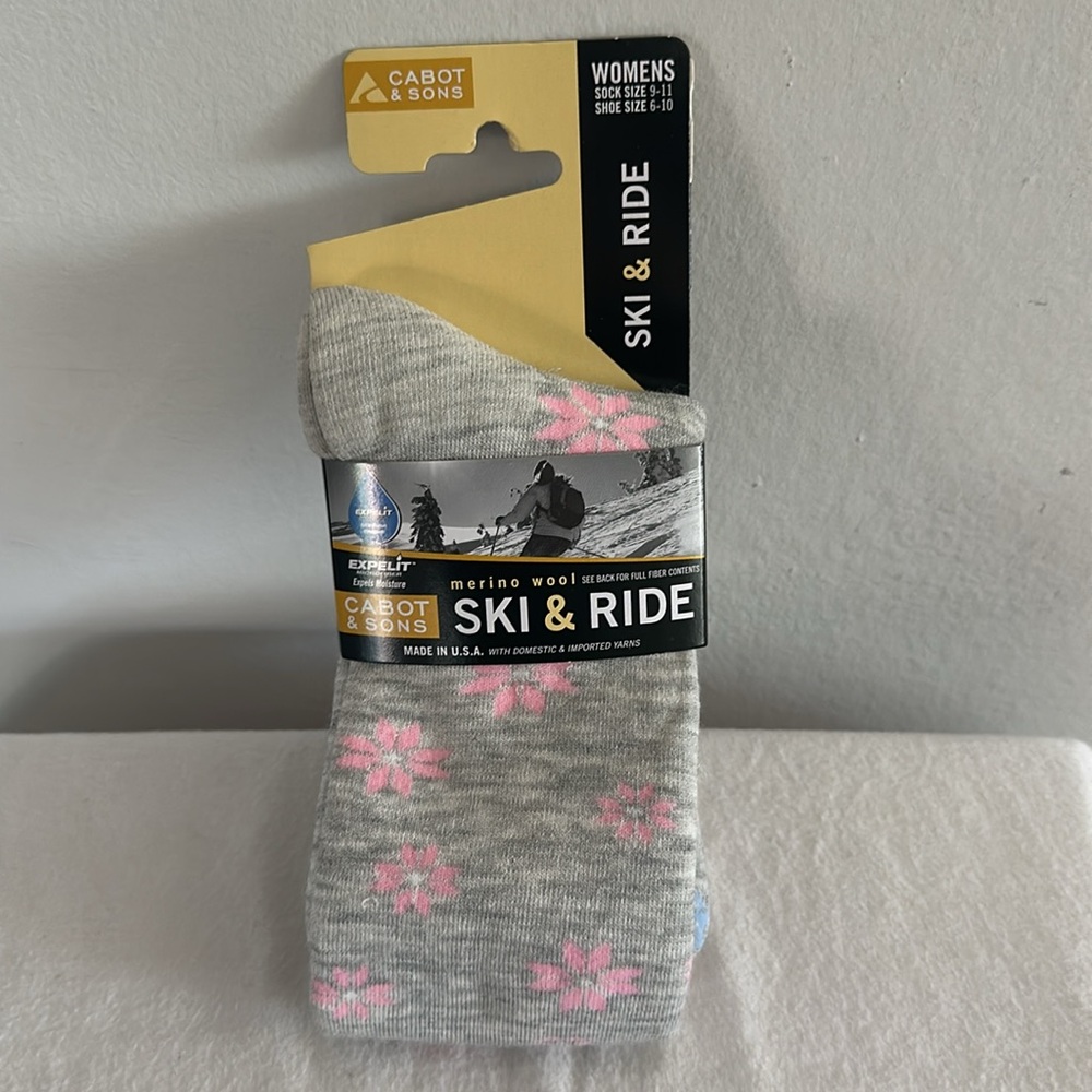 Cabot & Sons Merino Wool Skin& Ride Socks